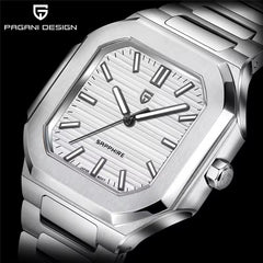 PAGANI DESIGN 2025 New Square Men's Watches Luxury Quartz Watch