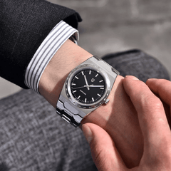 Pagani Design Blue Dial Sapphire Crystal 37MM, Seiko VJ21 Quartz Movement - Pagani Design watches