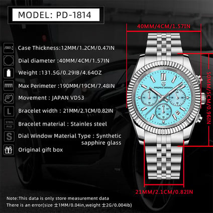 Pagani Design choronograph Men's watch