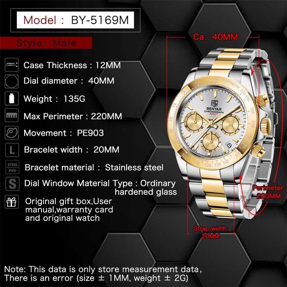Benyar Executive Chronograph