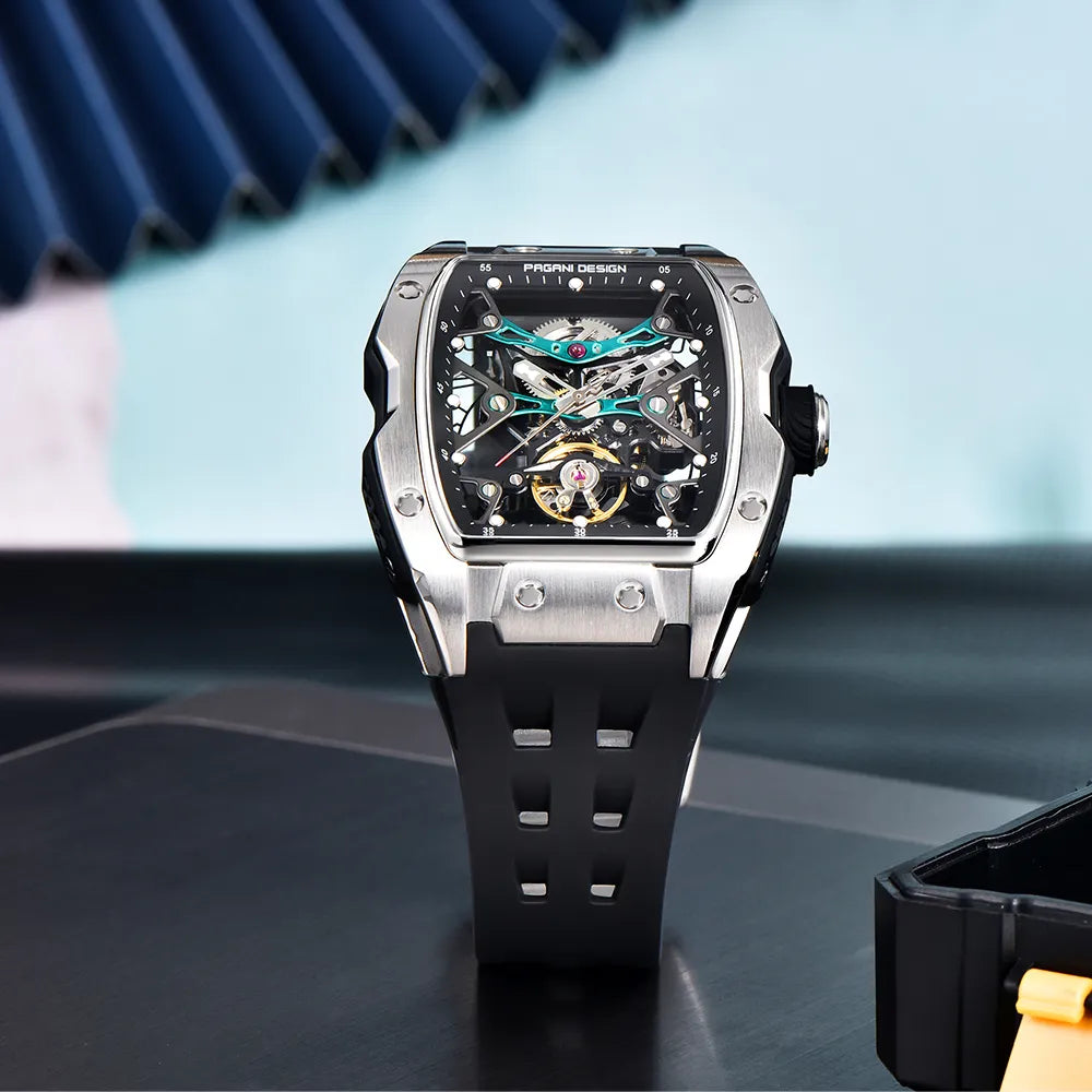 Pagani Design Crystal Skeleton Edition Men's watch