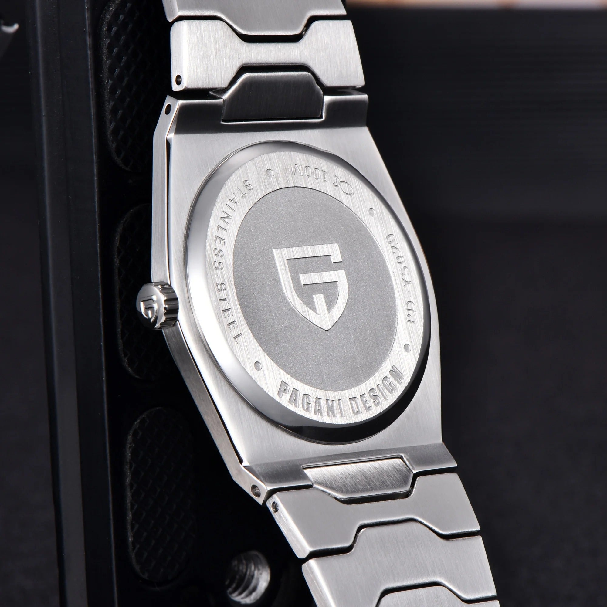 Pagani Design Blue Dial Sapphire Crystal 37MM, Seiko VJ21 Quartz Movement