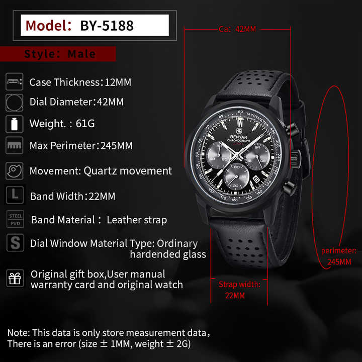 Benyar Sports Executive Chronograph
