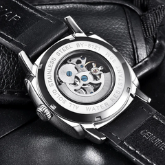 Benyar Luxury Skeleton Tourbillon Automatic Executive Watch