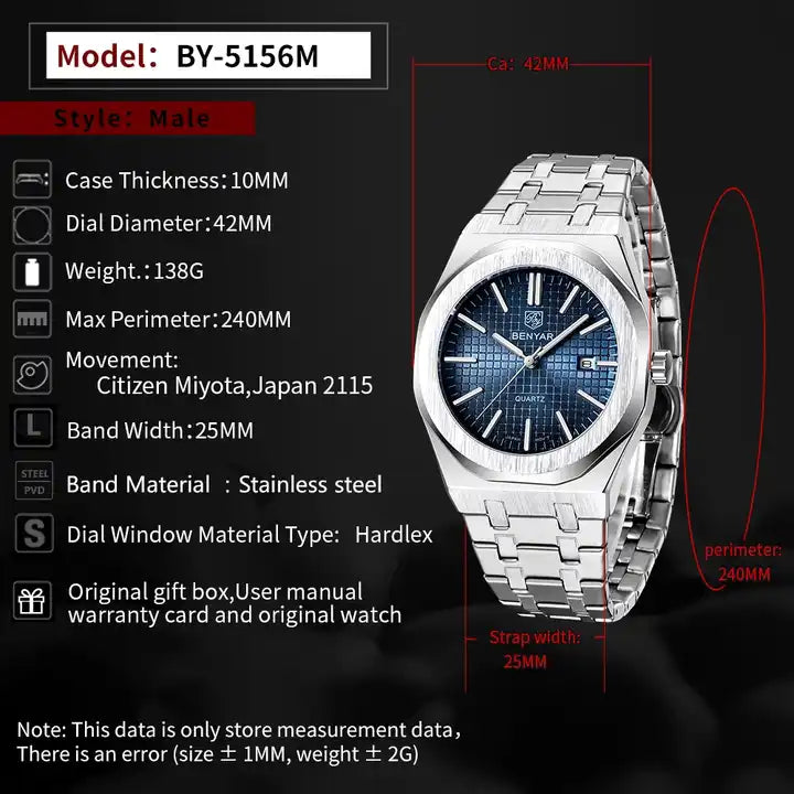 Benyar Elegant Executive watch