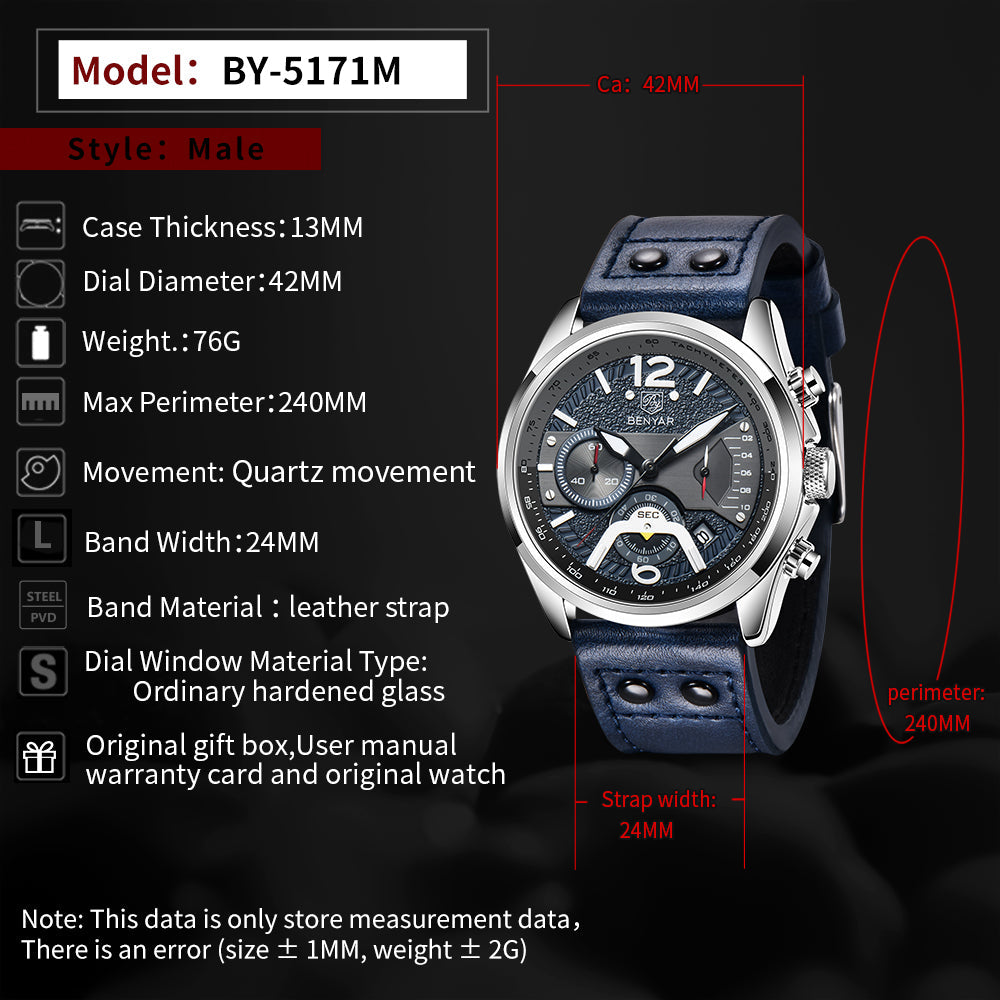 BENYAR Leisure Executive Chronograph
