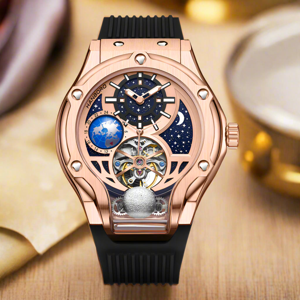 Hanboro Automatic tourbillon Men's watch