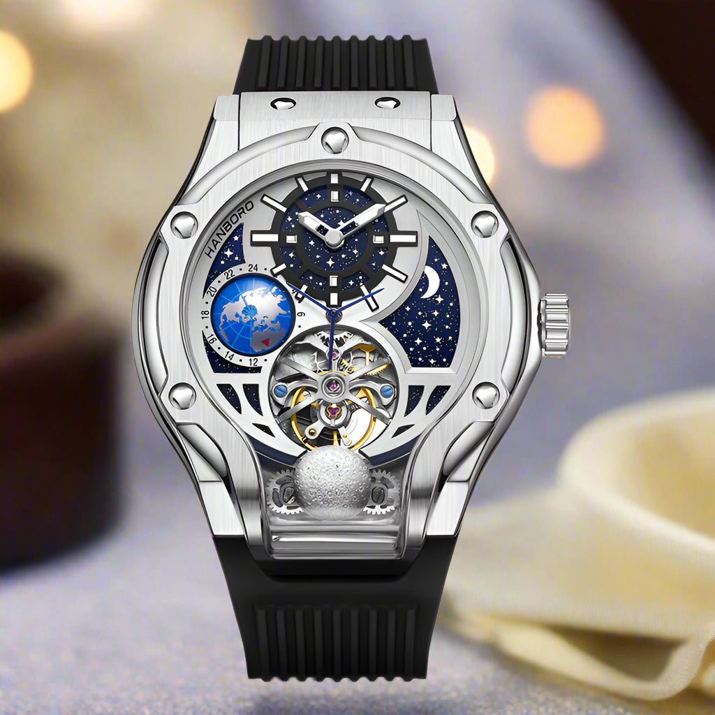 Hanboro Automatic tourbillon Men's watch
