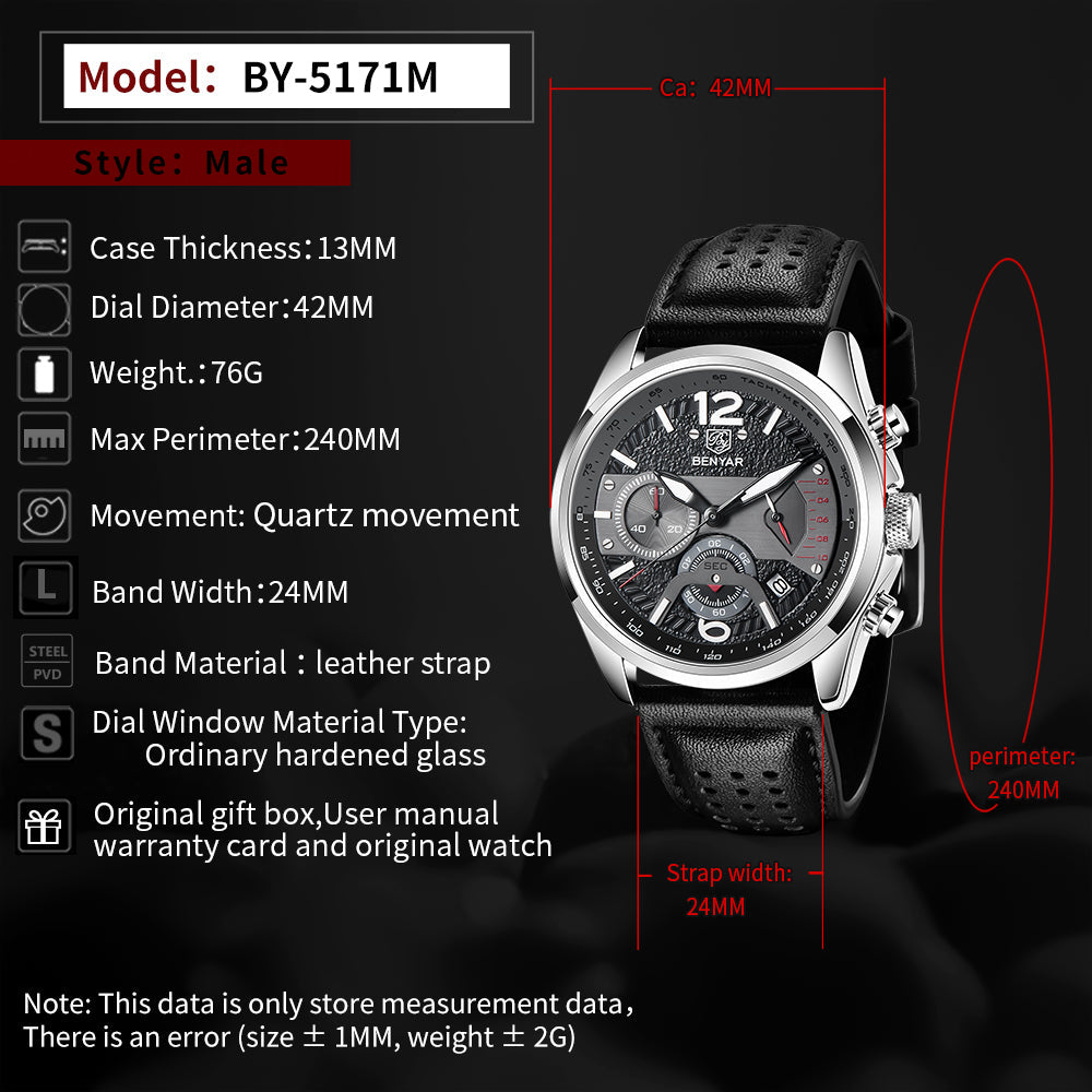BENYAR Leisure Executive Chronograph