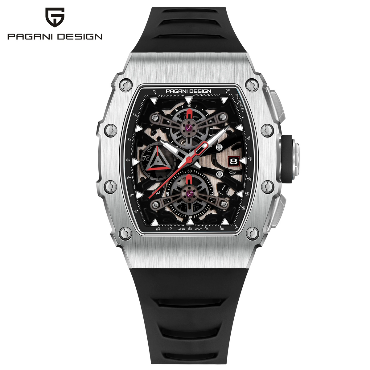 Pagani Design Crystal Skeleton Edition Men's watch