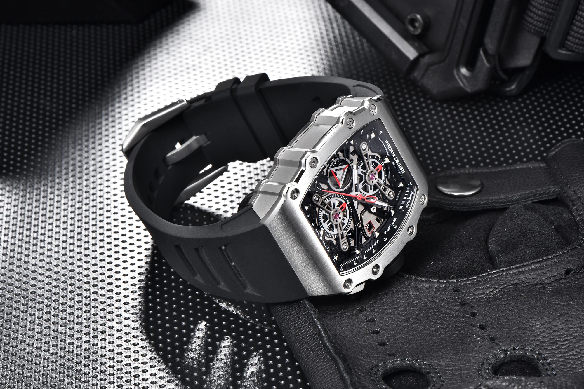 Pagani Design Crystal Skeleton Edition Men's watch