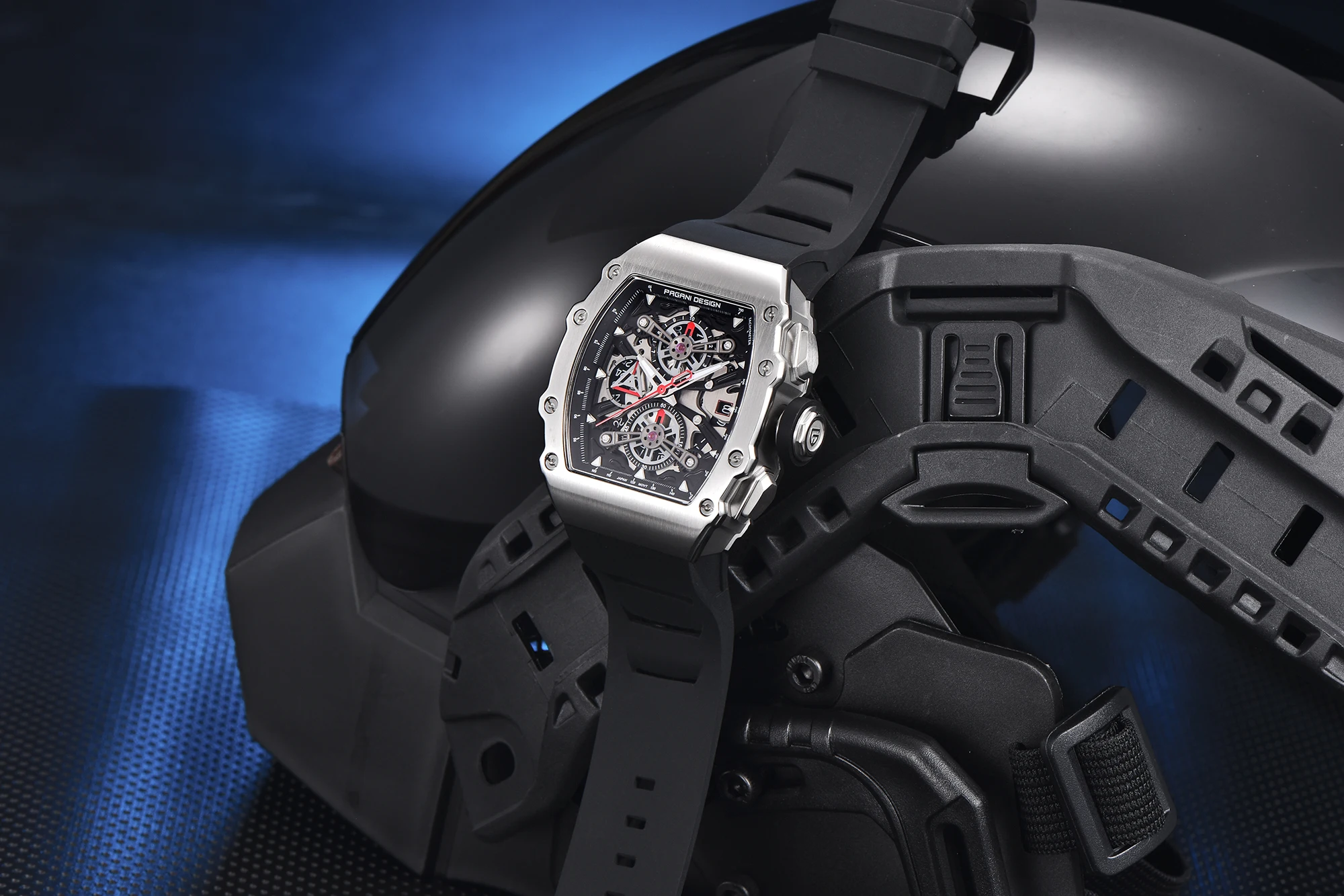Pagani Design Crystal Skeleton Edition Men's watch