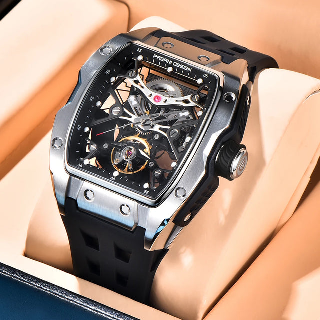 Pagani Design Crystal Skeleton Edition Men's watch