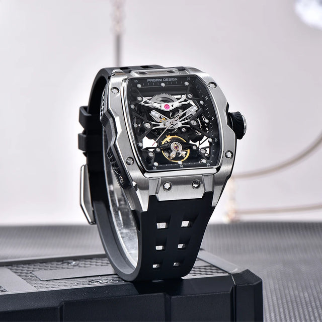 Pagani Design Crystal Skeleton Edition Men's watch