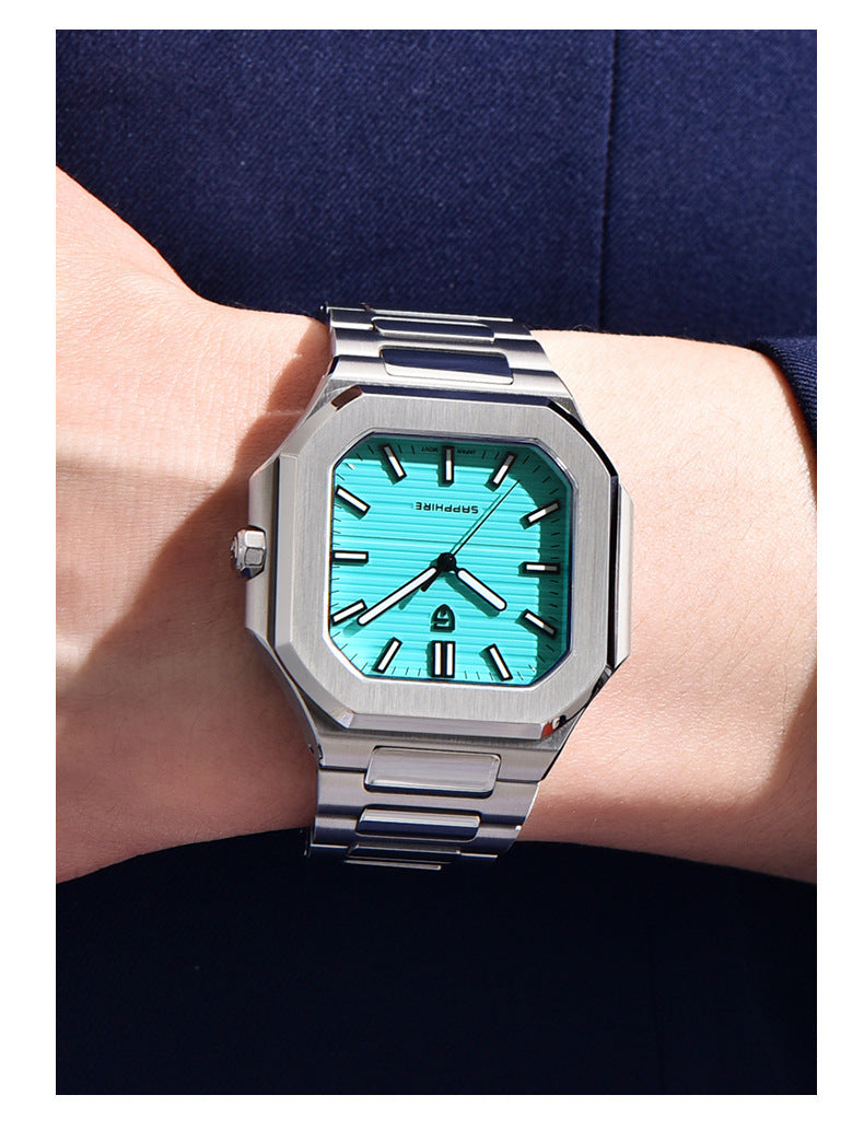 PAGANI DESIGN 2025 New Square Men's Watches Luxury Quartz Watch