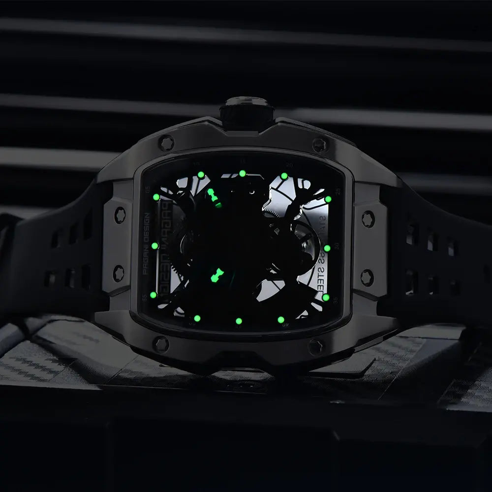 Pagani Design Crystal Skeleton Edition Men's watch