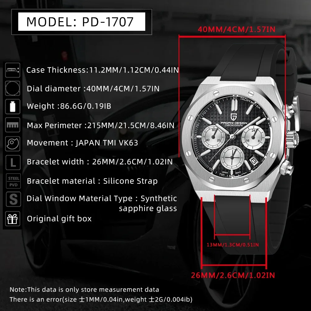 Pagani Design Royal Oak Men's Watch