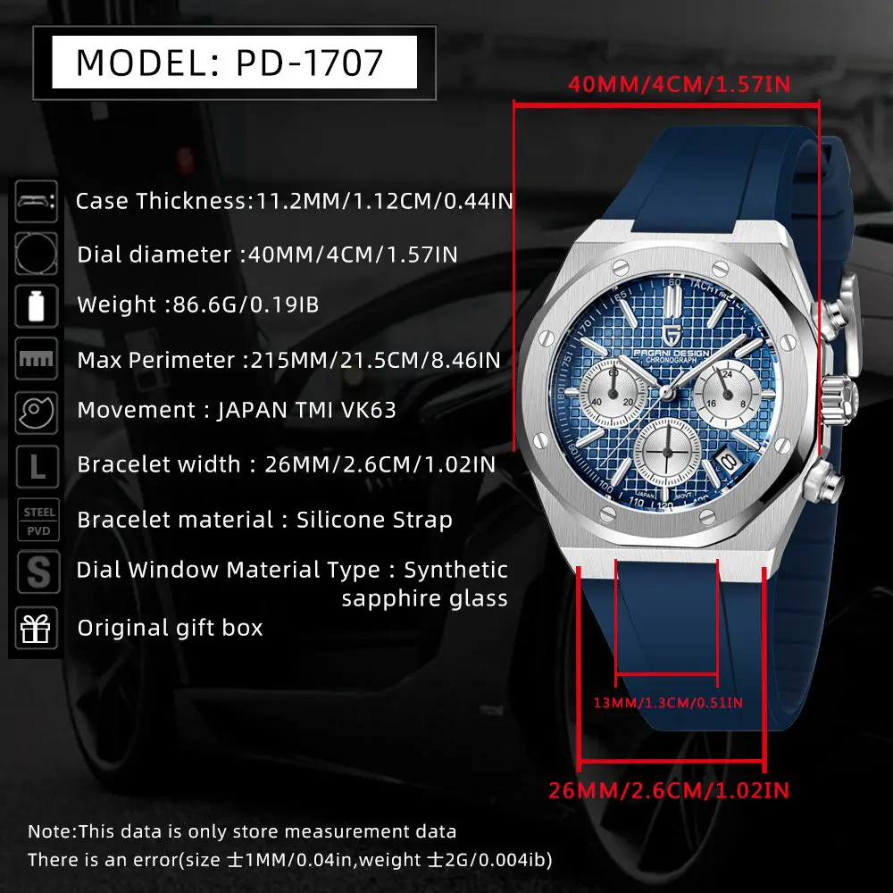 Pagani Design Royal Oak Men's Watch