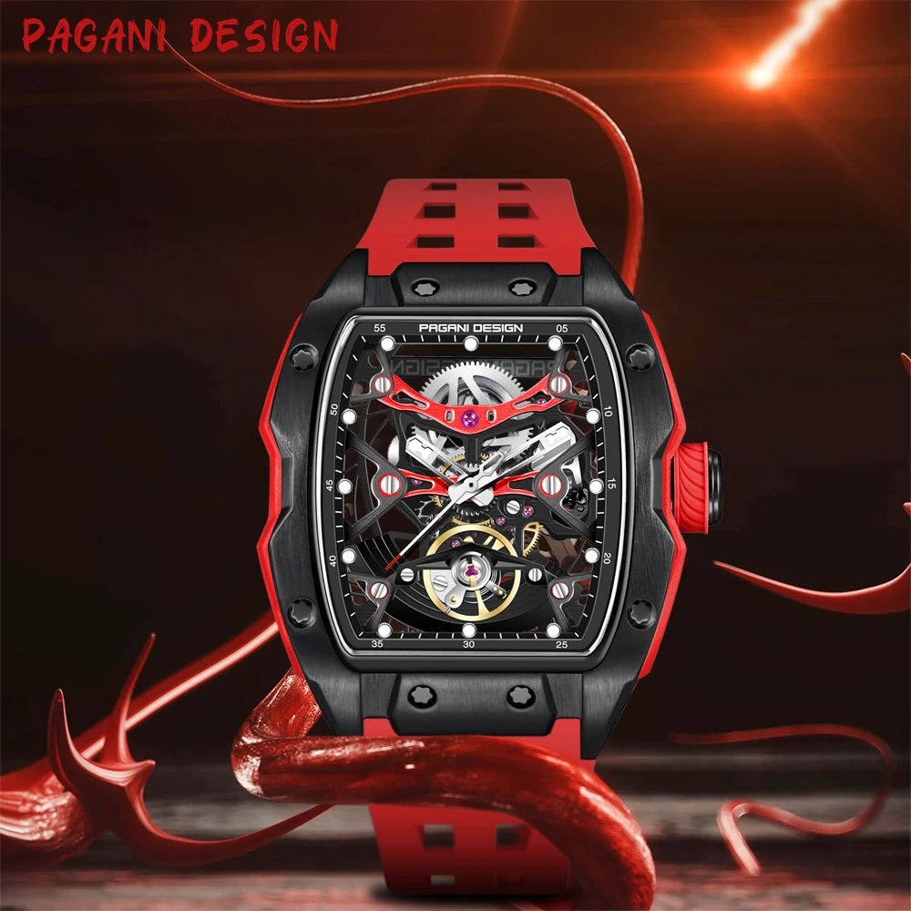 Pagani Design Crystal Skeleton Edition Men's watch