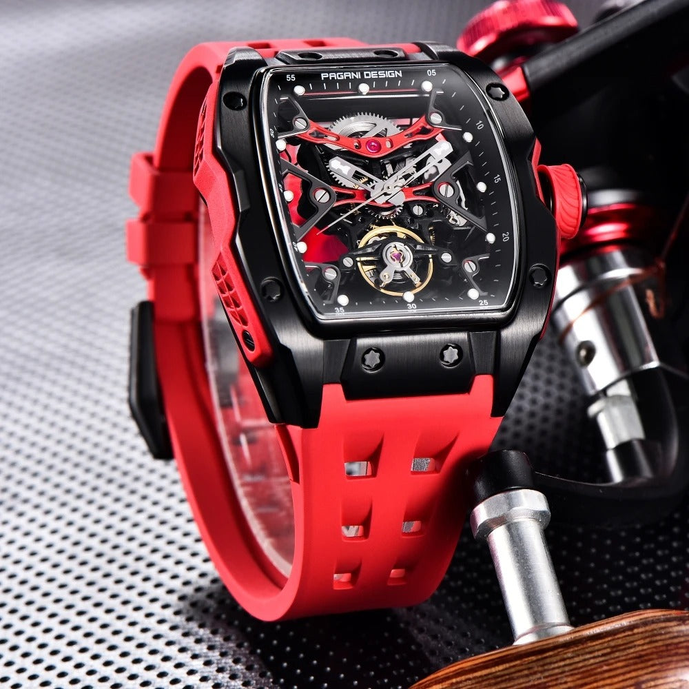 Pagani Design Crystal Skeleton Edition Men's watch