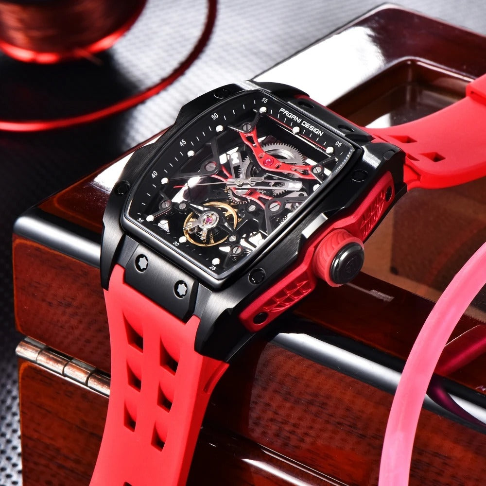 Pagani Design Crystal Skeleton Edition Men's watch