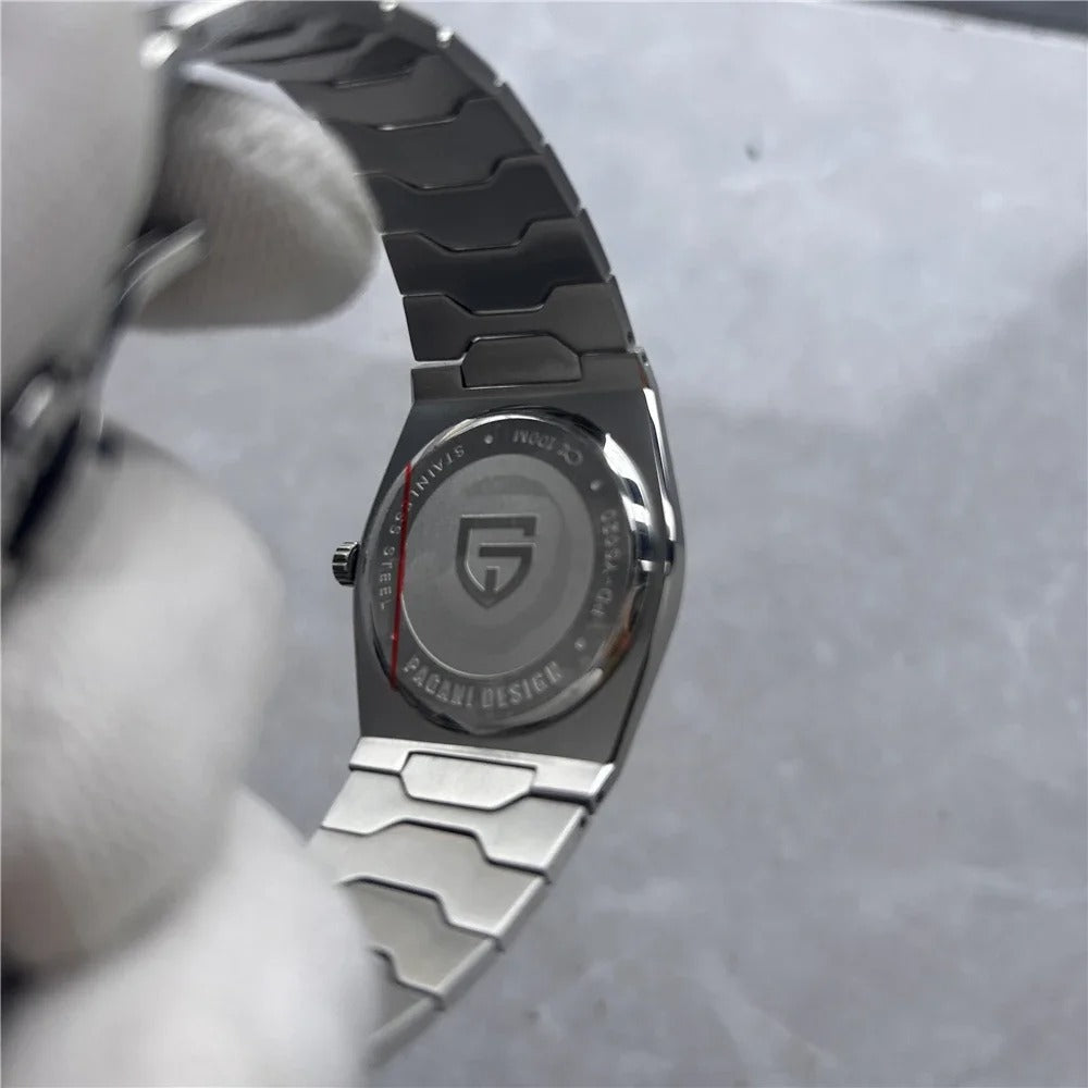 Pagani Design Blue Dial Sapphire Crystal 37MM, Seiko VJ21 Quartz Movement