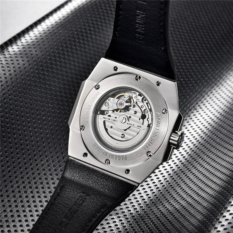PAGANI DESIGN Sports Skeleton Mens luxury watch
